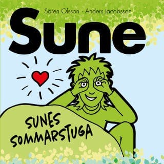 Sunes sommarstuga – Anders Jacobsson och Sören Olsson, ljudbokens omslag