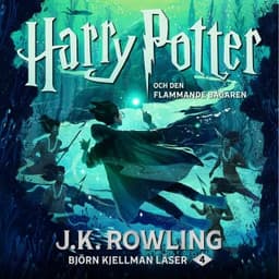 Harry Potter och Den Flammande Bägaren – J.K. Rowling, ljudbokens omslag