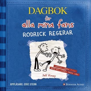 Rodrick regerar – Jeff Kinney, ljudbokens omslag