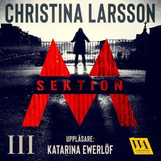 Sektion M III – Christina Larsson, ljudbokens omslag
