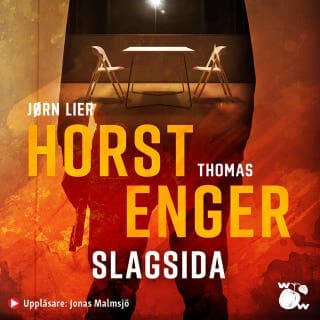 Slagsida – Jørn Lier Horst och Thomas Enger, ljudbokens omslag