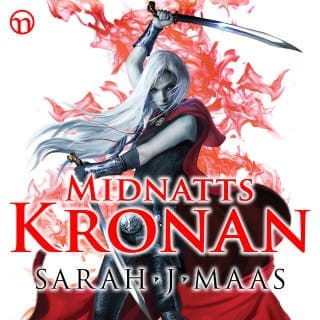 Midnattskronan – Sarah J. Maas, ljudbokens omslag