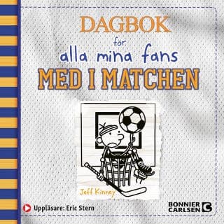Med i matchen – Jeff Kinney, ljudbokens omslag