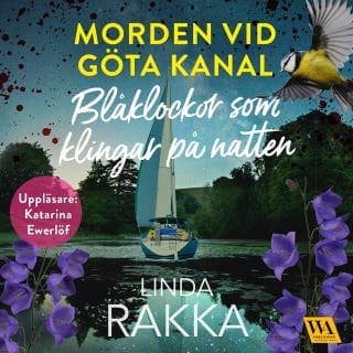 Blåklockor som klingar på natten – Linda Rakka, ljudbokens omslag