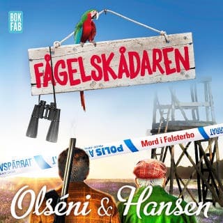 Fågelskådaren – Micke Hansen och Christina Olséni, ljudbokens omslag