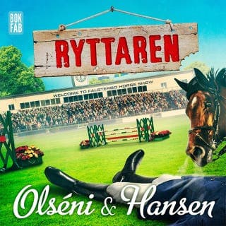 Ryttaren – Micke Hansen och Christina Olséni, ljudbokens omslag