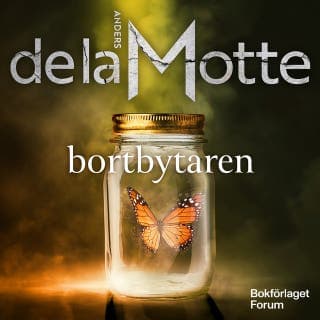 Bortbytaren – Anders de la Motte, ljudbokens omslag