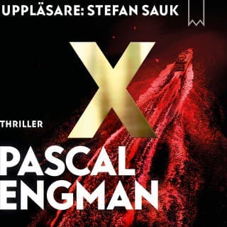 X – Pascal Engman, ljudbokens omslag