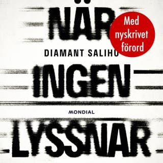 När ingen lyssnar – Diamant Salihu, ljudbokens omslag