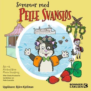 Sommar med Pelle Svanslös. Samlingsvolym – Gösta Knutsson och Maria Frensborg, ljudbokens omslag