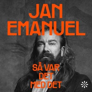 Så var det med det – Jan Emanuel, ljudbokens omslag