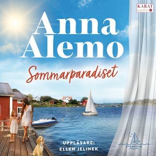Sommarparadiset – Anna Alemo, ljudbokens omslag