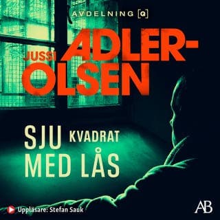 Sju kvadrat med lås – Jussi Adler-Olsen, ljudbokens omslag
