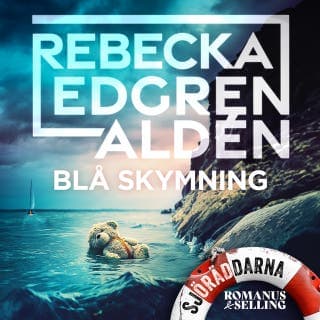Blå skymning – Rebecka Edgren Aldén, ljudbokens omslag