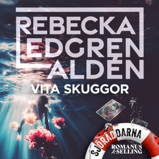 Vita skuggor – Rebecka Edgren Aldén, ljudbokens omslag
