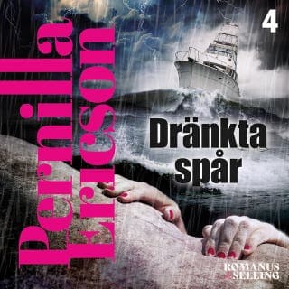 Dränkta spår – Pernilla Ericson, ljudbokens omslag