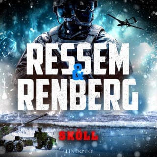 Sköll – Mikael Ressem och Björn Renberg, ljudbokens omslag