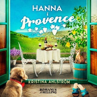 Hanna i Provence – Kristina Ahlström, ljudbokens omslag