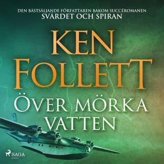 Över mörka vatten – Ken Follett, ljudbokens omslag