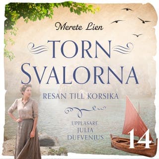 Resan till Korsika – Merete Lien, ljudbokens omslag